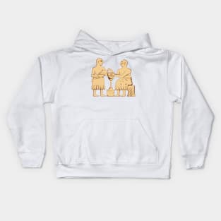 Sumerian Making Beer Kids Hoodie